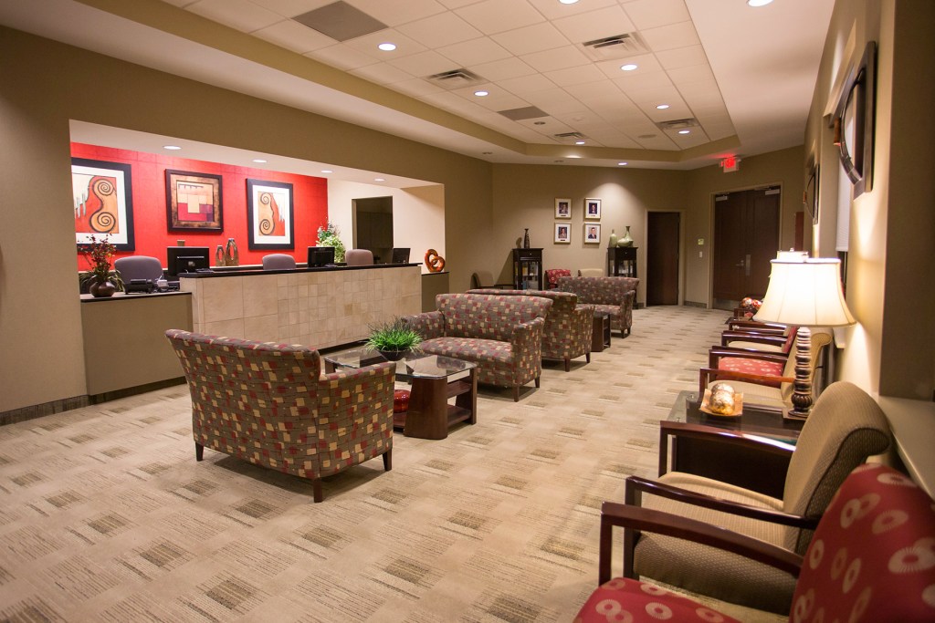 Greensboro Office Reception Area