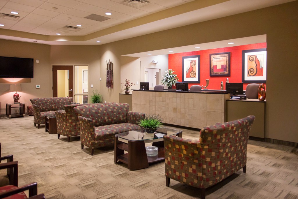 Greensboro Office Reception Area